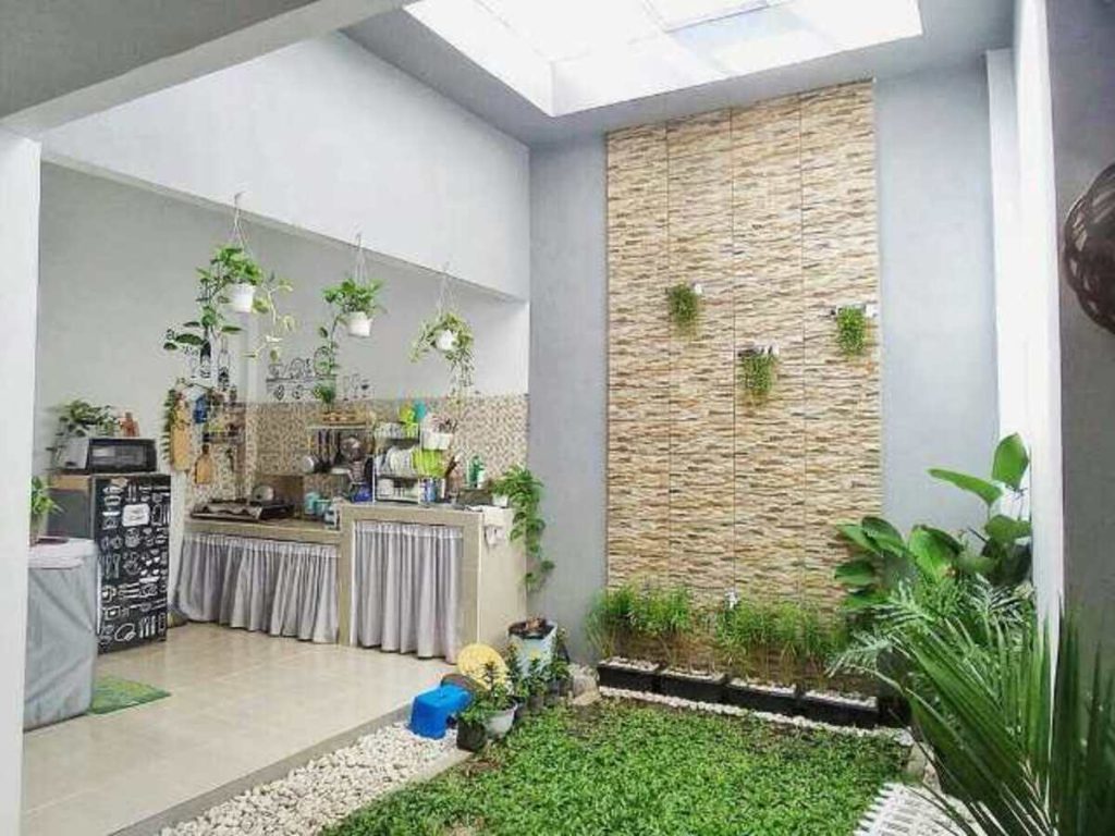 taman yang minimalis dan modern