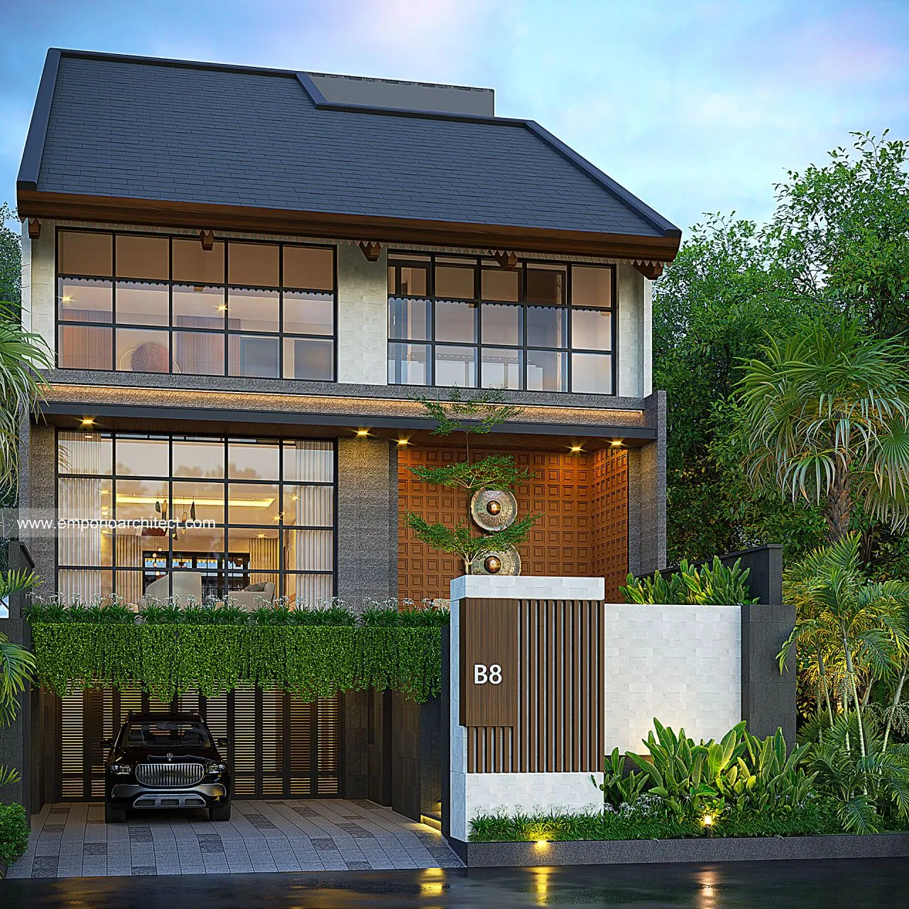 Rumah minimalis modern yang ramah lingkungan